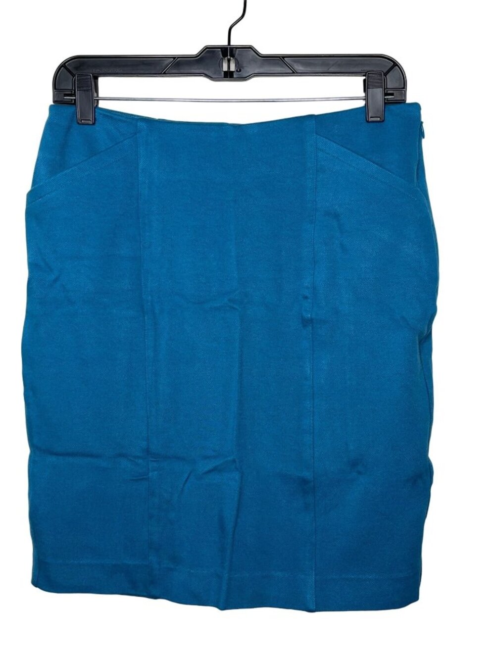 Cabi Pencil Skirt Women 4 Blue Teal Straight Career Workwear Mini